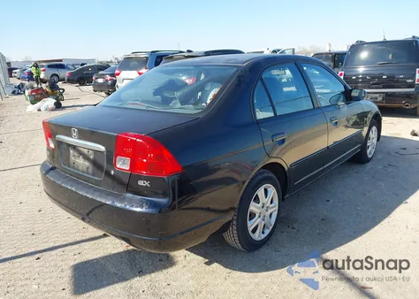 2003 Honda Civic Ex from USA, damaged, VIN 2HGES26793H580334